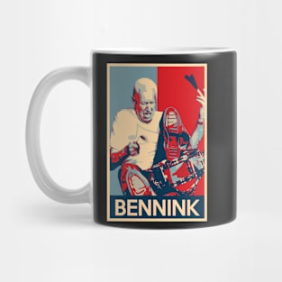 Han Bennink - Hope Poster - Greats of Jazz Music History Mug